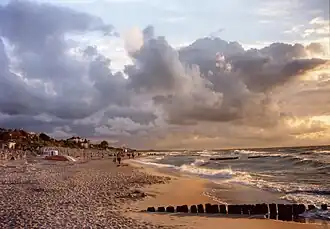 Bałtyk w okolicach Mielna