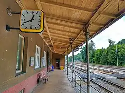 Widok od strony peronów