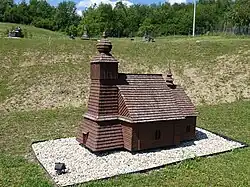 Replika cerkwi w Ľutinie