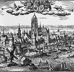 Frankfurt ok. 1612; sztych Matthäusa Meriana