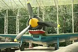 Makieta z Parku Zwycięstwa, widok od przodu