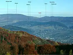 Widok na Modyń z Cebulówki