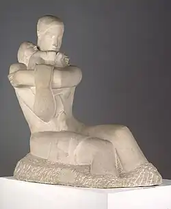 Matka i dziecko - George Minne - Muzeum Deinze i regionu Leie