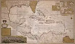 Map of the West-Indies or the Islands of America in the North Sea, c. 1715