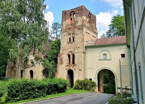 Fragment ruin klasztoru