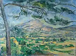 Paul Cézanne, Góra Sainte-Victoire z wielką sosną(ok. 1886)