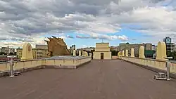 Taras widokowy nad kolumnadą głównego wejścia (2016)