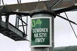 Fragment podpory trasowej