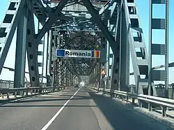 DN5 na moście granicznym z Bułgarią (2010)