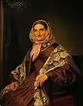 Portret starszej damy z szalem (1842), Muzeum Narodowe w Szczecinie