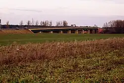 Most nad Obrą w ciągu obwodnicy