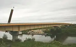 Most na Wiśle w pobliżu miejscowości Górka