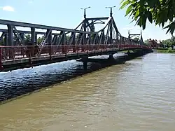 Wysoki stan wody w czasie powodzi w maju 2010 r.