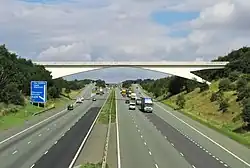 Autostrada M1 w kierunku Leeds