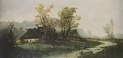 Pejzaż z zagrodą, 1878, Narodowe Muzeum Sztuki w Łodzi