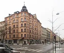 Narożnik Hornsgatan i Timmermansgatan