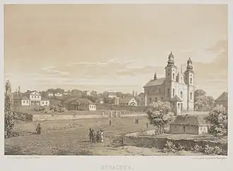 Murafa na litografii wg rysunku N. Ordy (1875)