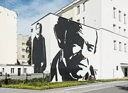 Mural Wilhelma Sasnala w Warszawie