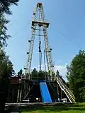 Wiertnica „N 1400 S” z Glinika. Zapewniała możliwość wiercenia na głębokość do 4 500 m