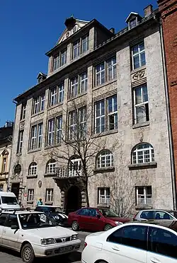 Muzeum Techniczno-Przemysłowe (wspólnie z F. Mączyńskim i J. Czajkowskim), 1908Kraków, ul. Smoleńsk 9