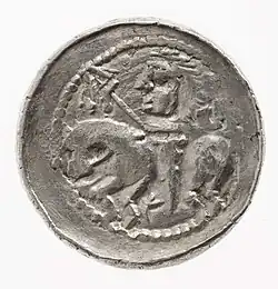 Denar książęcy Bolesława Śmiałego (1069 – 1076)