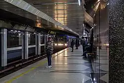 Pociąg na stacji Burevestnik