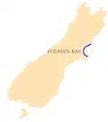 Położenie Zatoki Pegaza