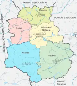 Plan powiatu nakielskiego