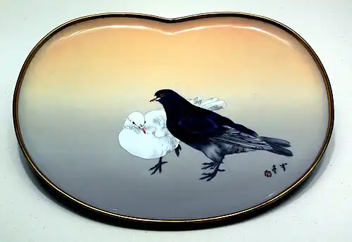 Namikawa Sōsuke, taca ozdobiona techniką cloisonné, Japonia, ok. 1895–1900