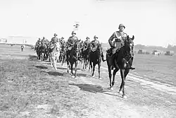 Sztab dywizji podczas defilady