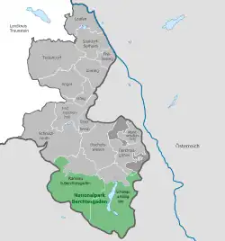 Plan Park Narodowy Berchtesgaden
