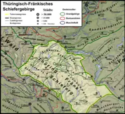 Mapa pasma górskiego