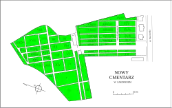 Mapa cmentarza