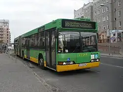 Przegubowy Neoplan N4021TD z MPK Poznań