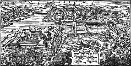 Zamek w Nieświeżu i Nieśwież, 1604