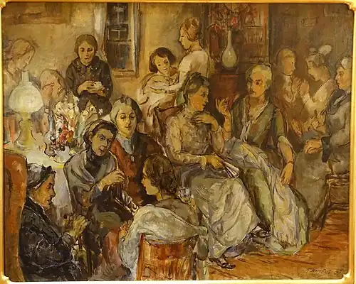 Theresa Bernstein, New England Ladies, 1925, olej na pł., Cape Ann Museum, Gloucester.