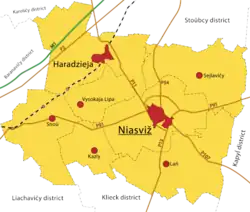 Plan rejonu nieświeskiego