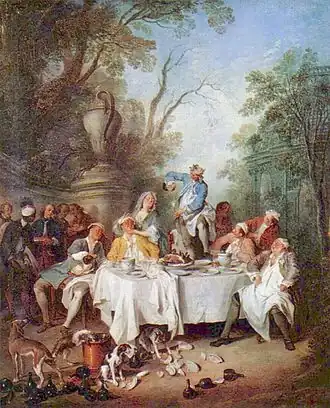 Śniadanie z szynką (ok. 1735)