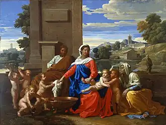 Nicolas Poussin, Święta Rodzina, 1645-1650