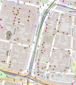 Plan przebiegu ulicy