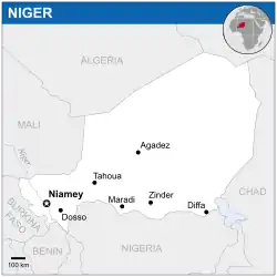 Mapa opisywanego kraju