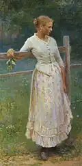 ”Dziewczyna u płota”, 1893