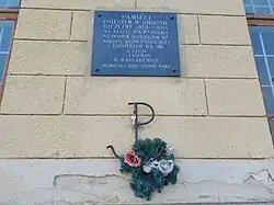 Tablica pamiątowa i symbol Polski Walczącej (2025)