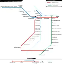Projekt sieci metra po 2025 r.