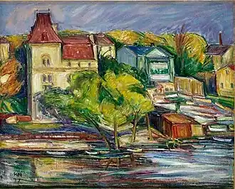 Dom Nordströma nad wodą w Gröndal, 1919, kolekcja prywatna