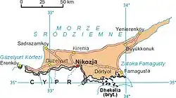 Mapa opisywanego kraju