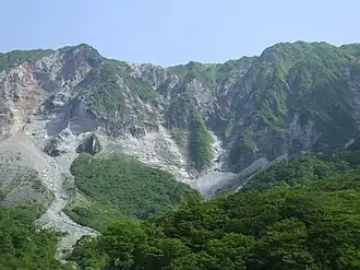 Północna ściana masywu góry Daisen