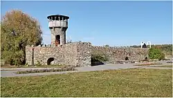 Pozostałości zamku w Zwiahelu