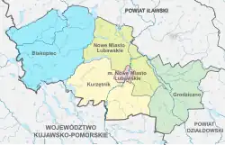 Plan powiatu nowomiejskiego