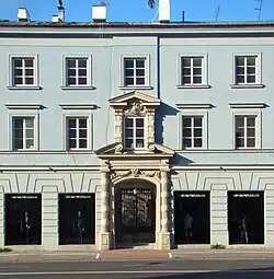 Obecny wygląd portalu budynku